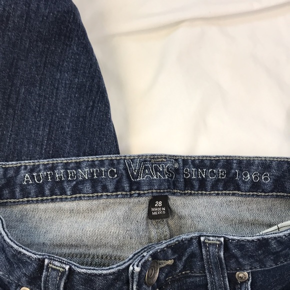 Vans Blue Denim Jeans Size 28 - Picture 8 of 11